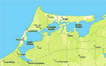 Ostseeurlaub Karte - Region Fischland Darß Zingst